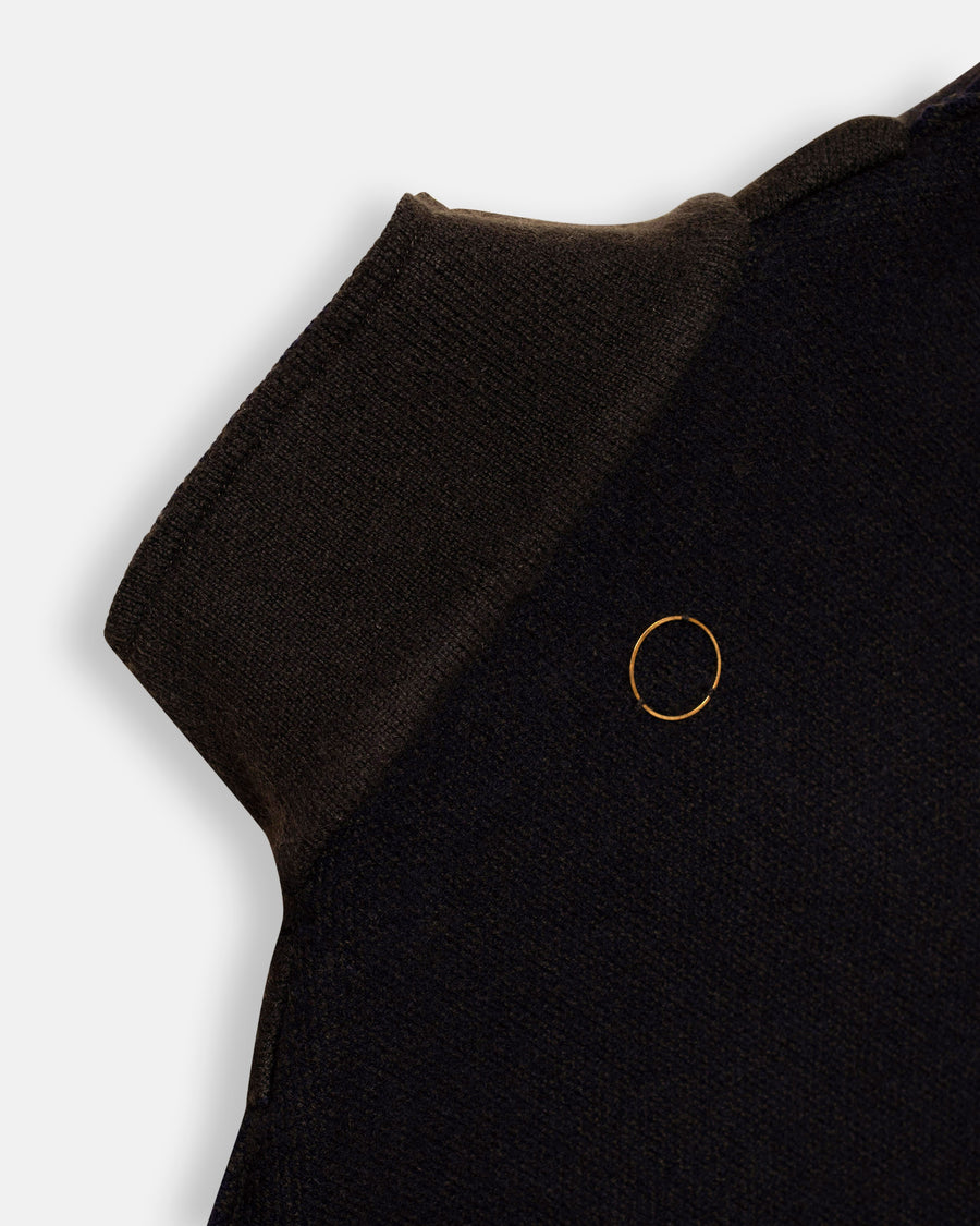 reversible stand collar jacket