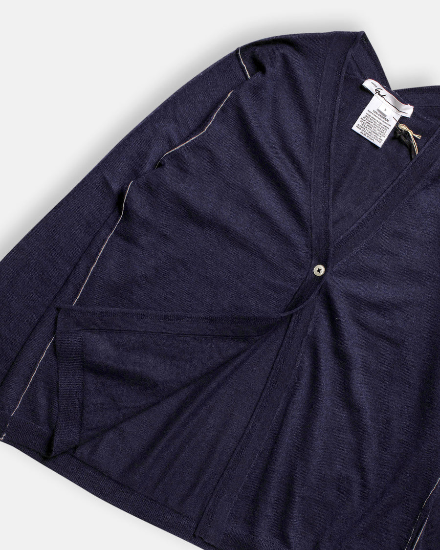 one button cardigan