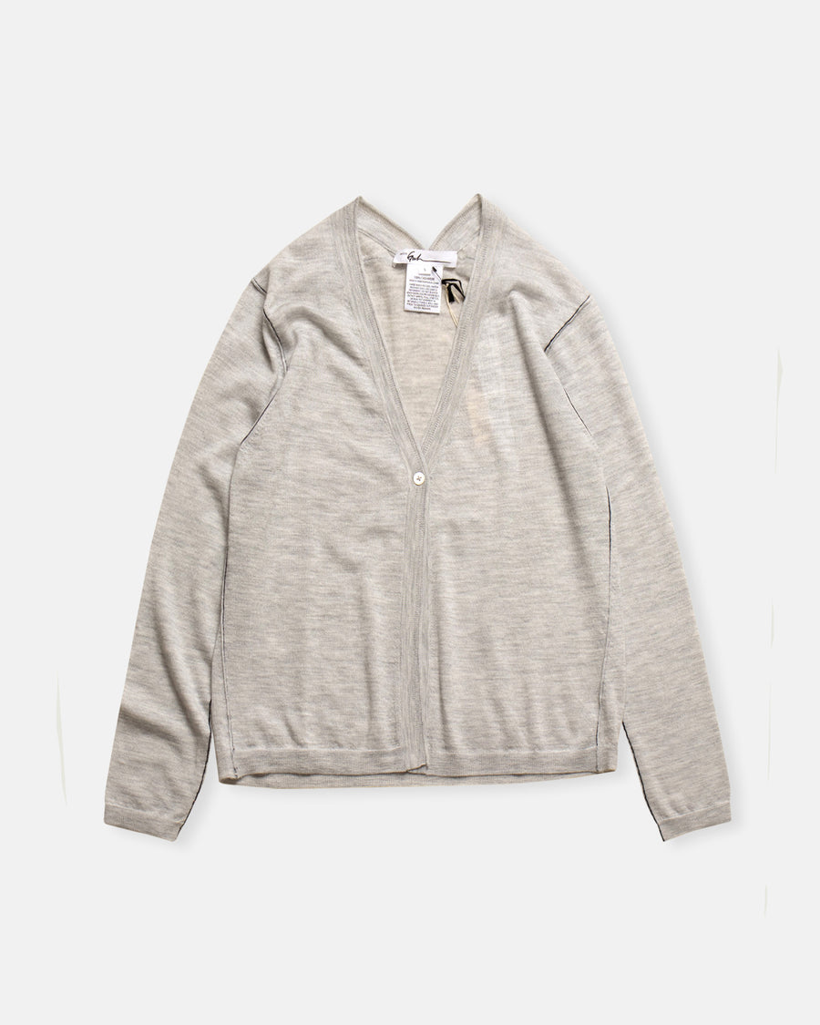one button cardigan