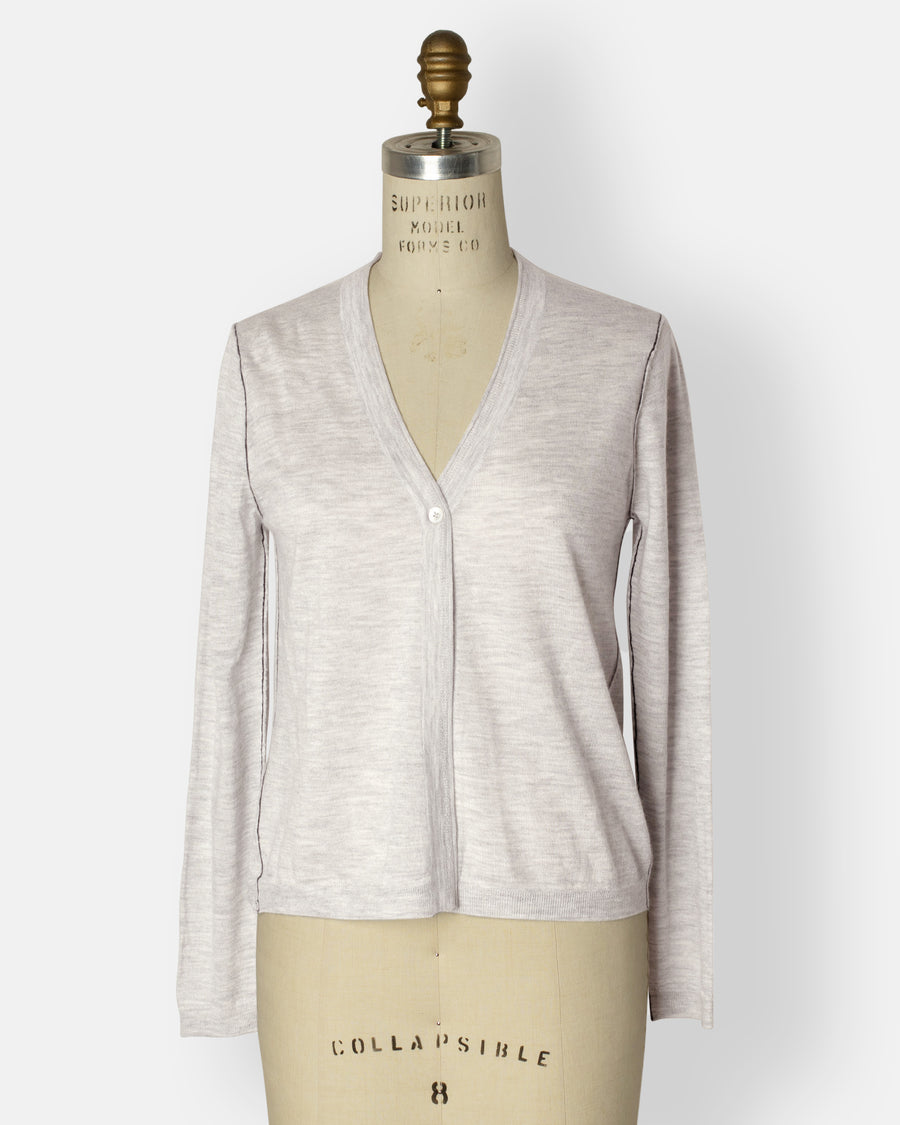 one button cardigan
