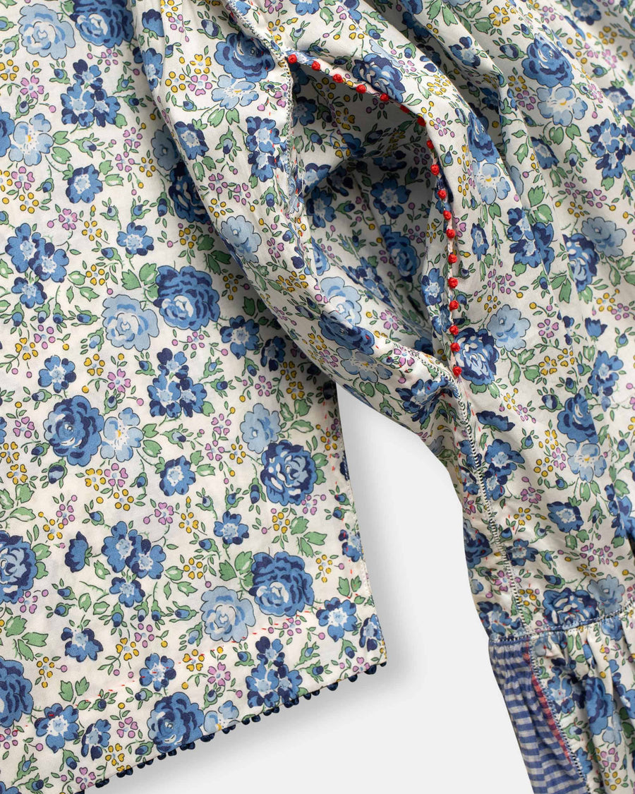 mixed floral dress