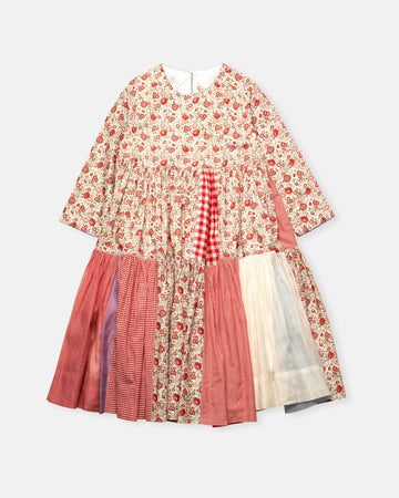 mixed floral dress