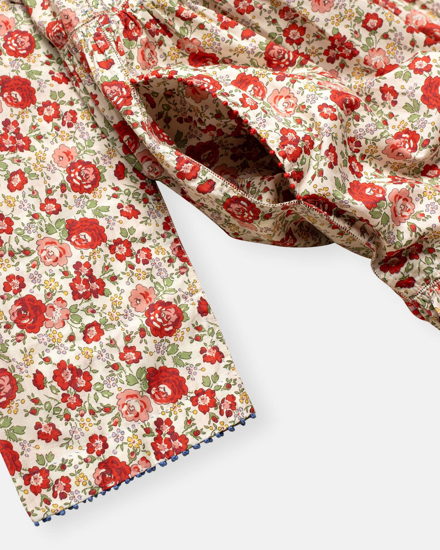 mixed floral dress