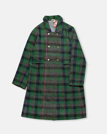 plaid coat