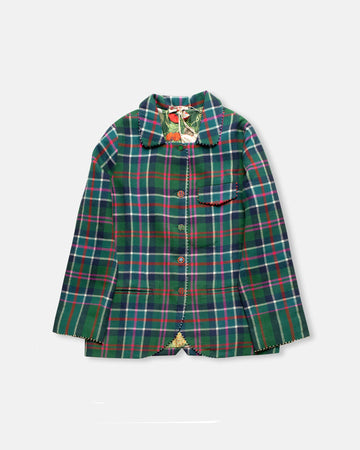 plaid blazer