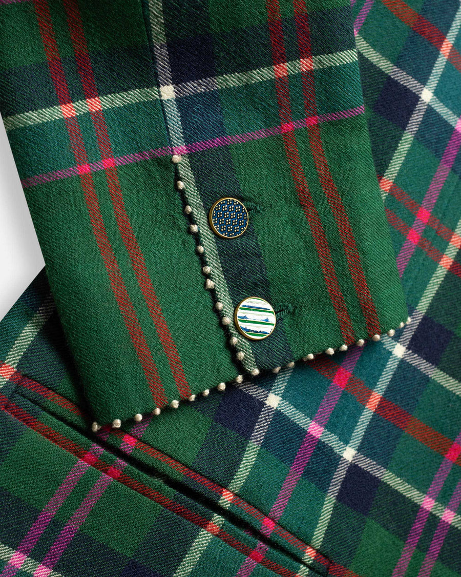plaid blazer