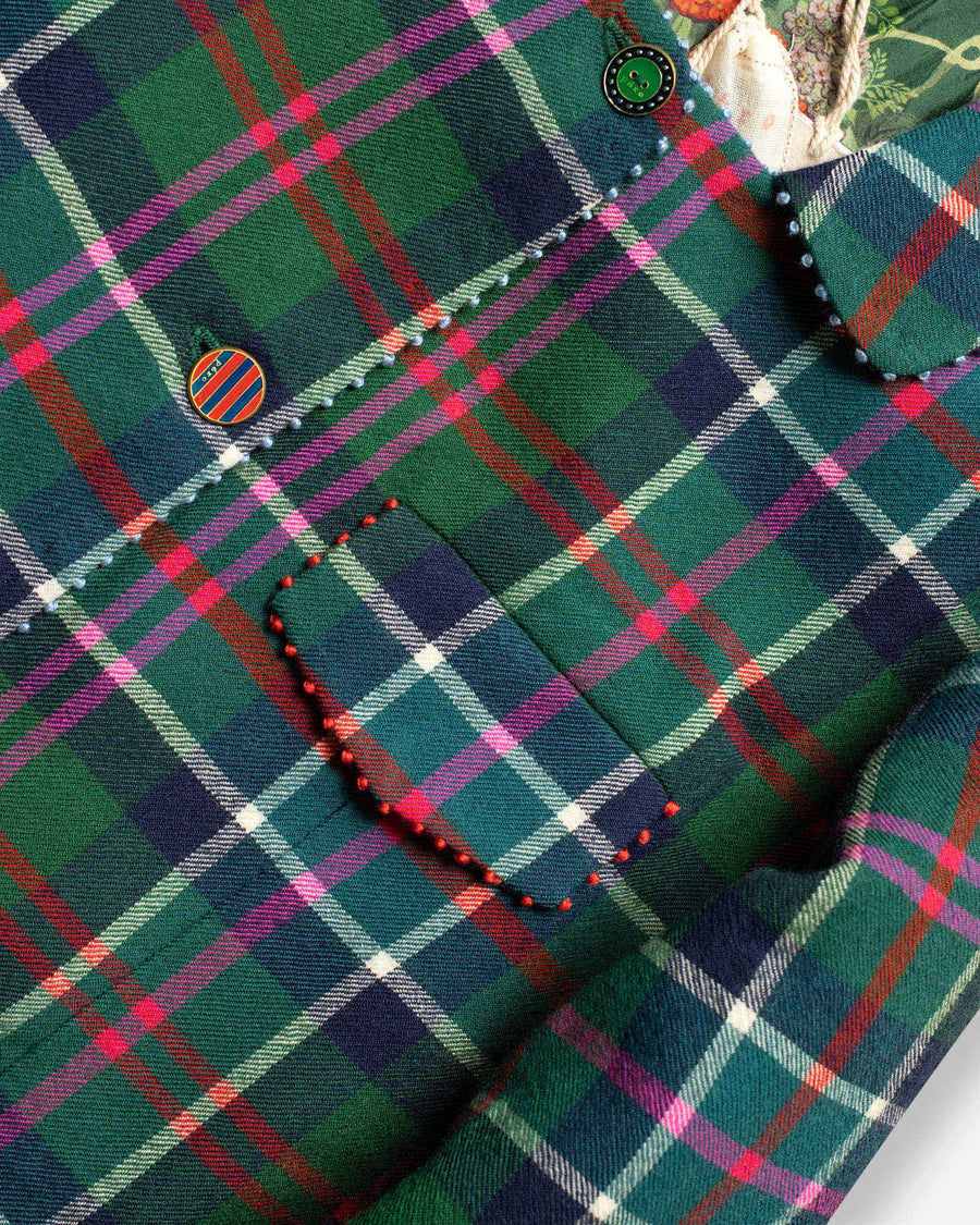 plaid blazer