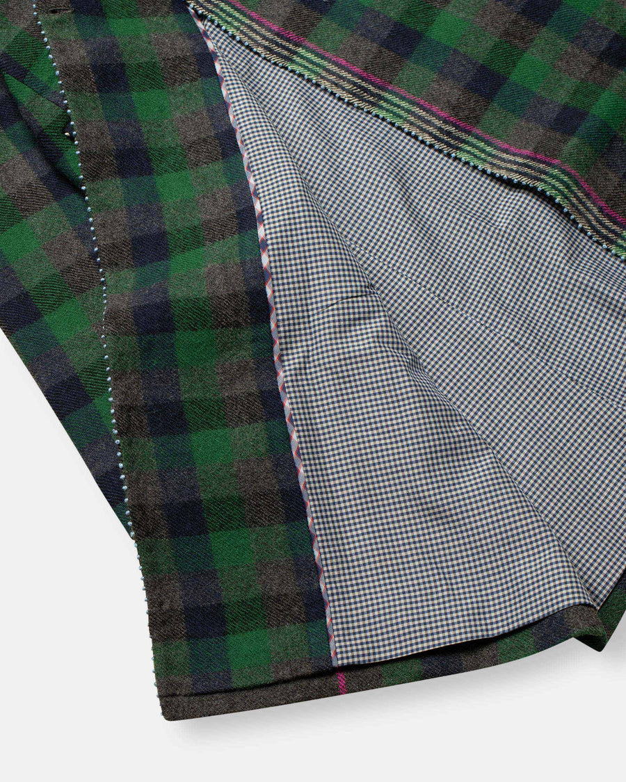 plaid coat