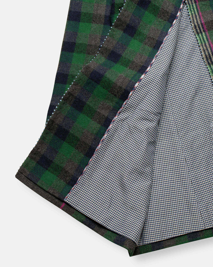 plaid coat