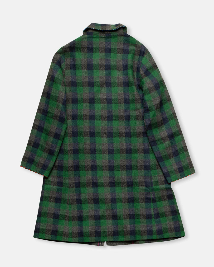 plaid coat