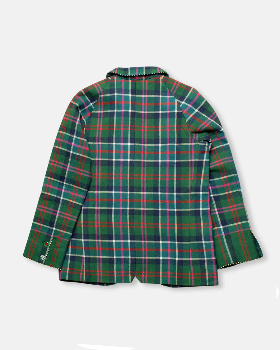 plaid blazer