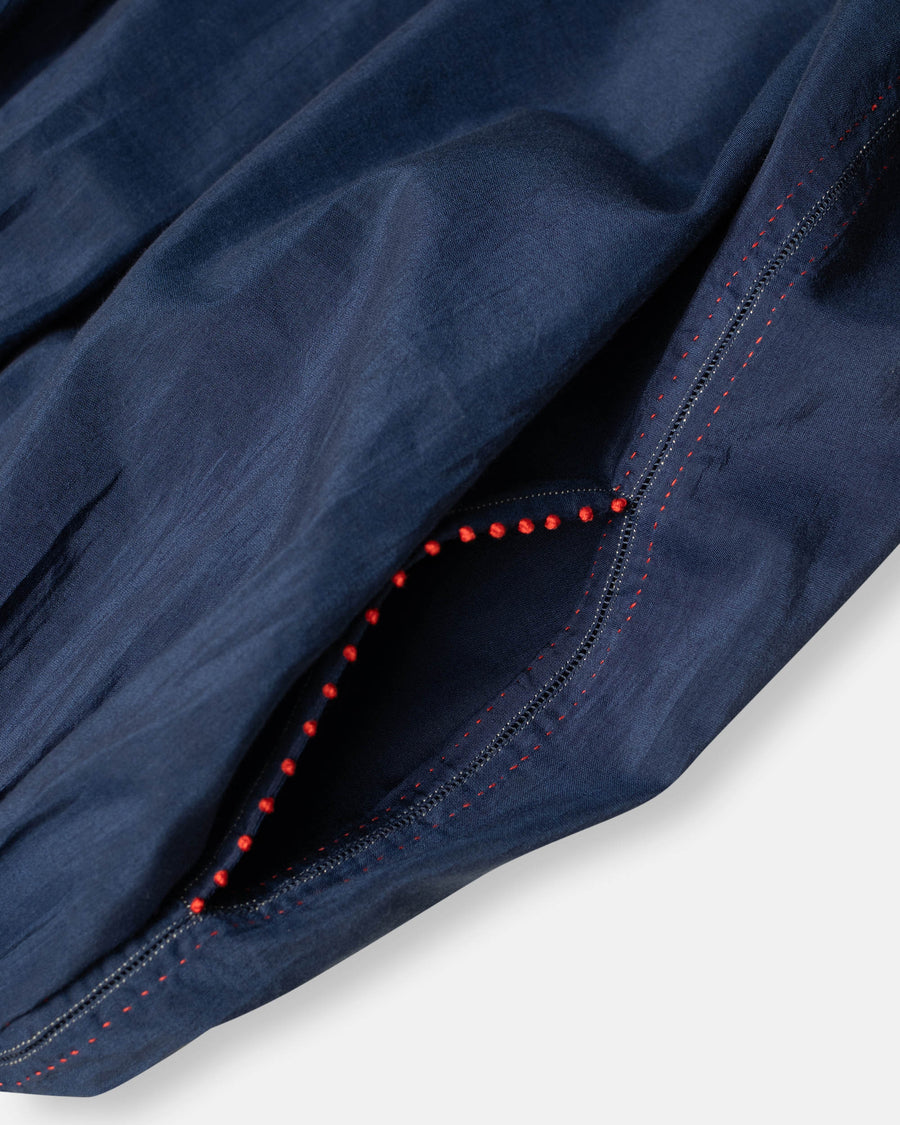 tie front top with pleats