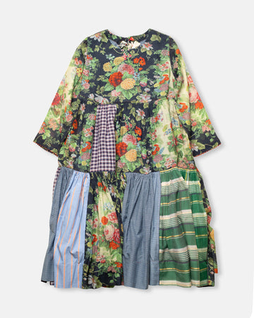 mixed floral dress