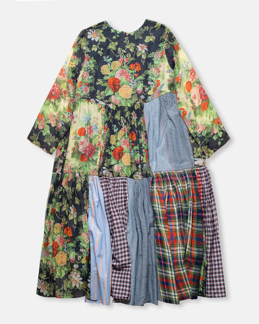 mixed floral dress