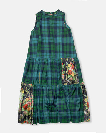 sleeveless drop waist dress