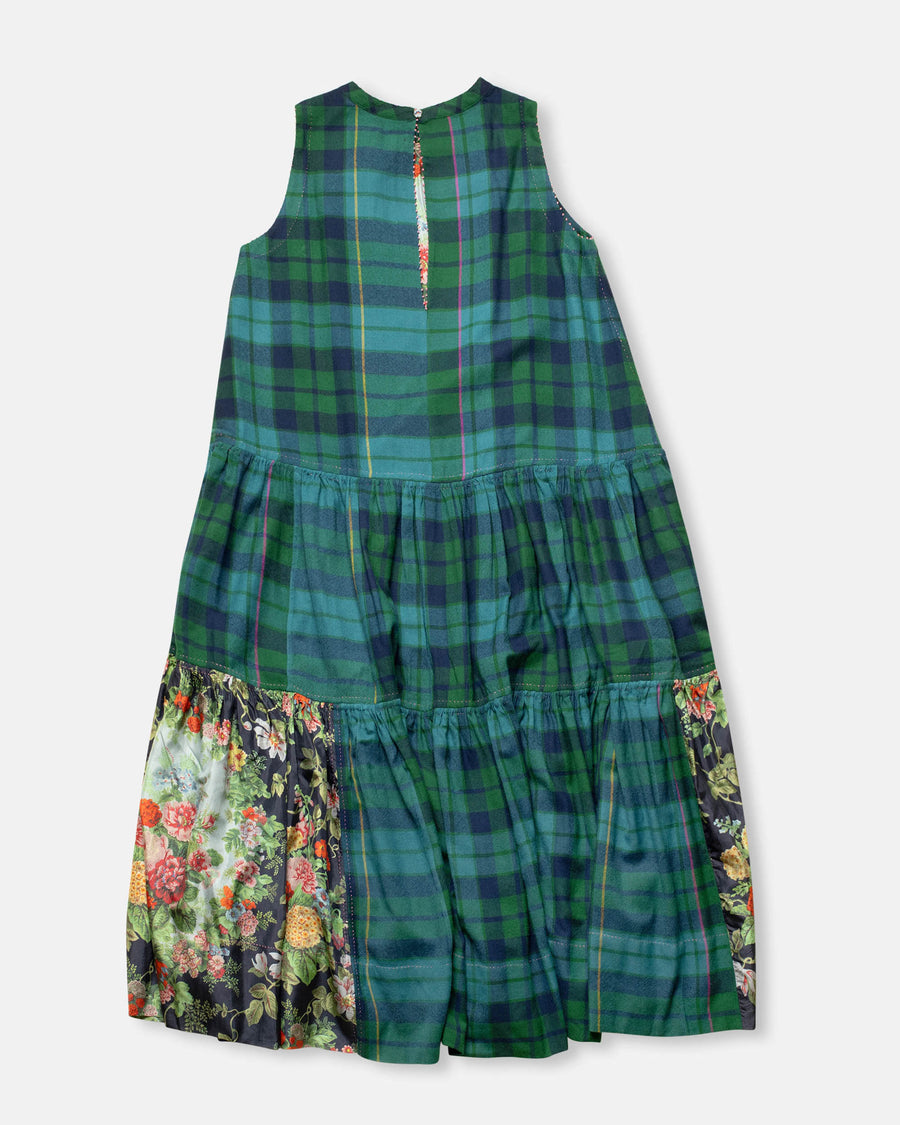 sleeveless drop waist dress