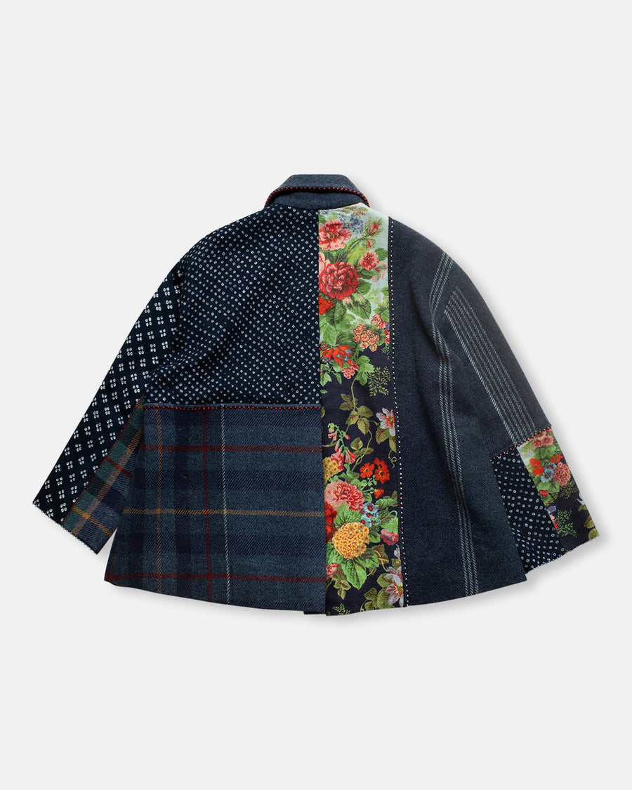 pattern mix jacket