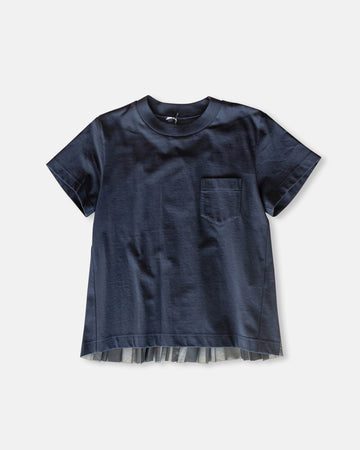 glen check x cotton jersey t-shirt