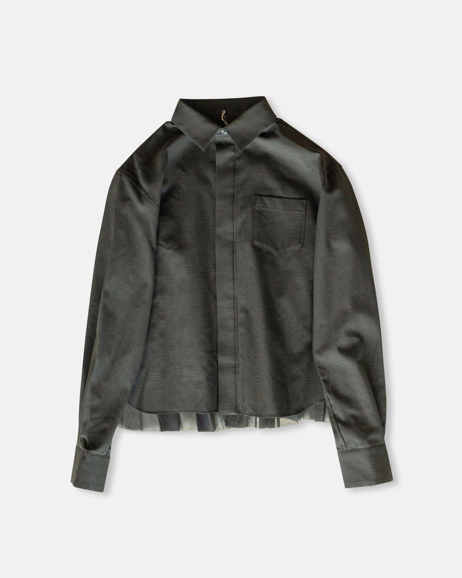glen check shirt