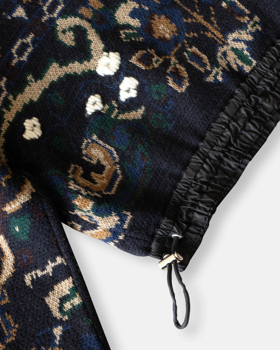 floral  jacquard knit pullover