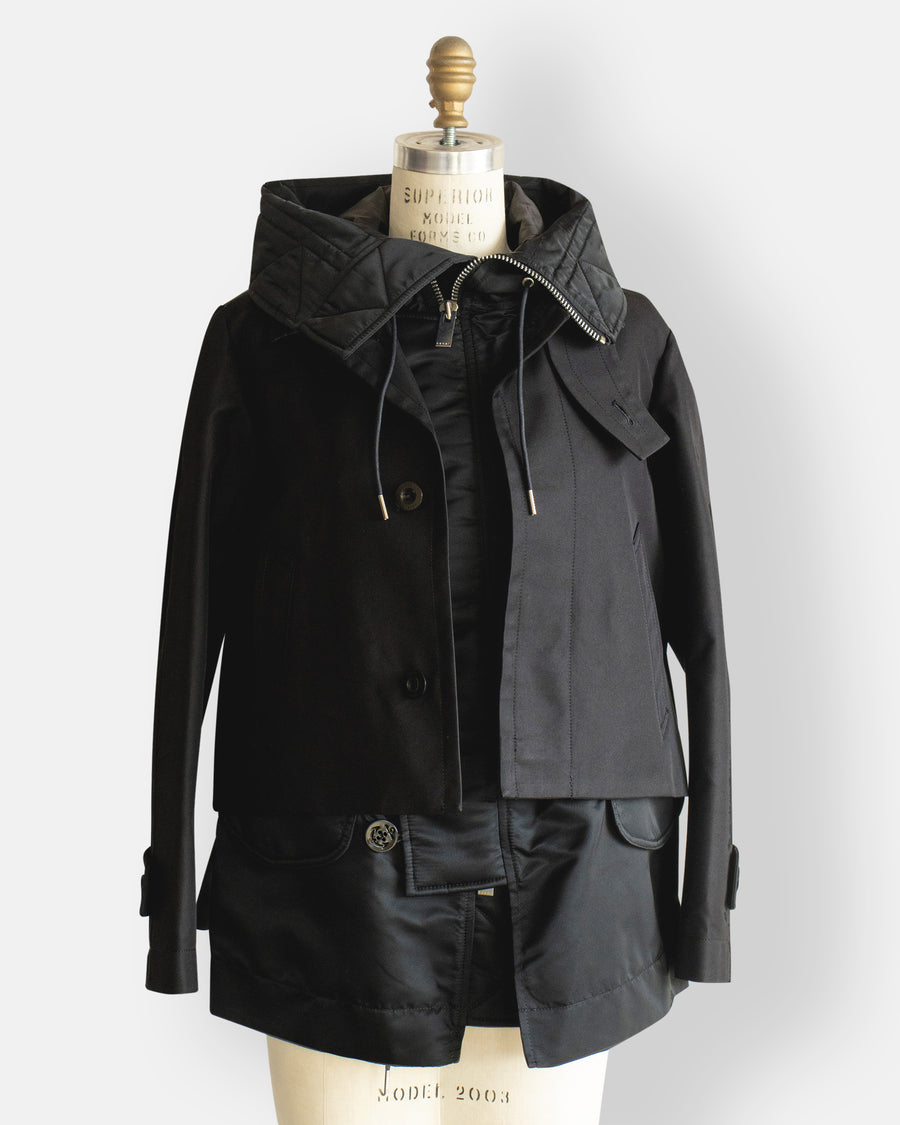 cotton gabardine jacket