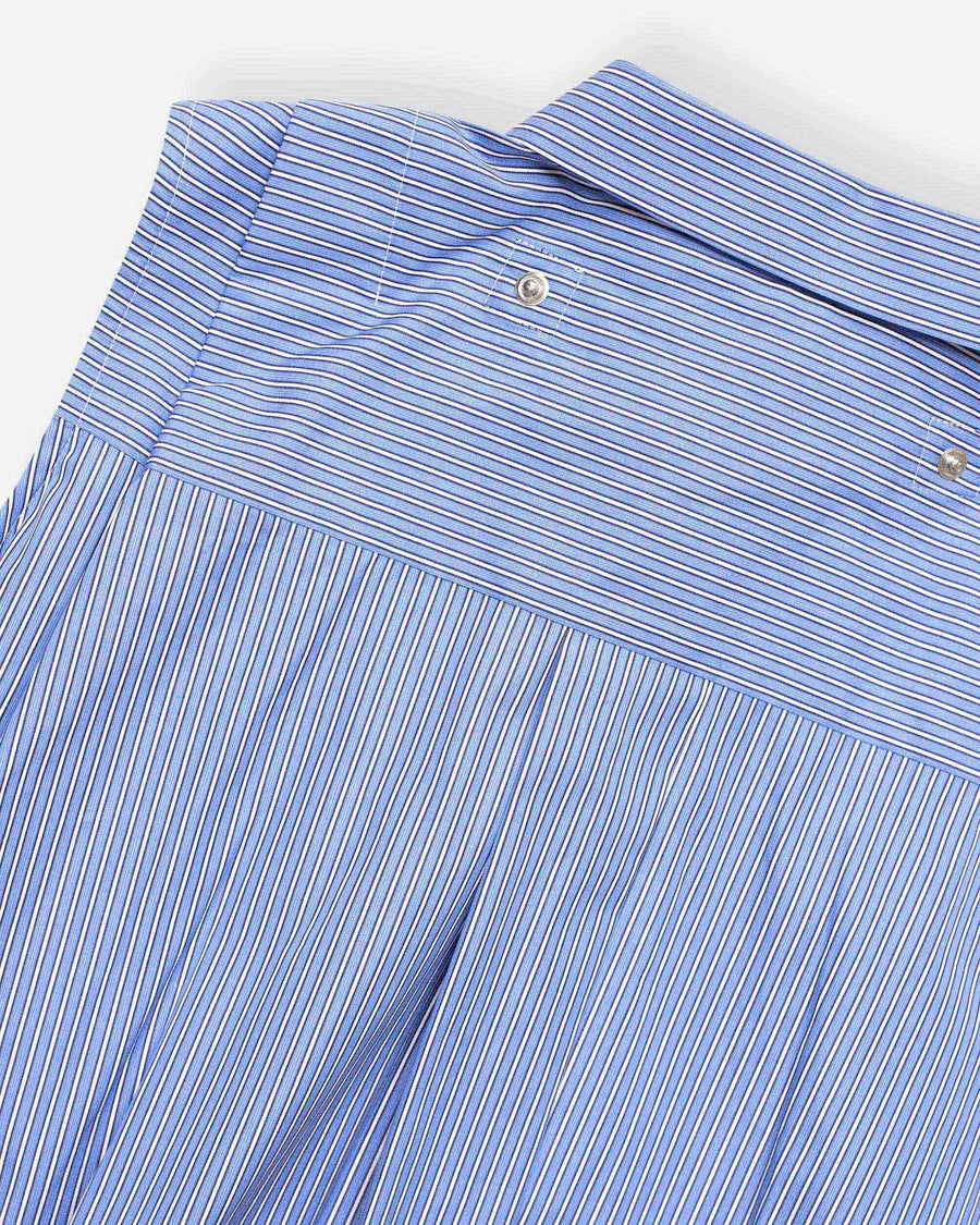 poplin x cotton knit dress