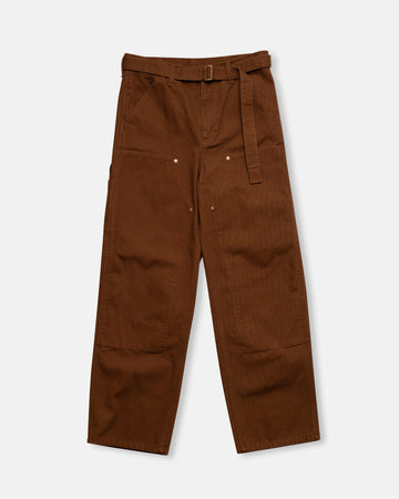 sacai x carhartt duck pants beige