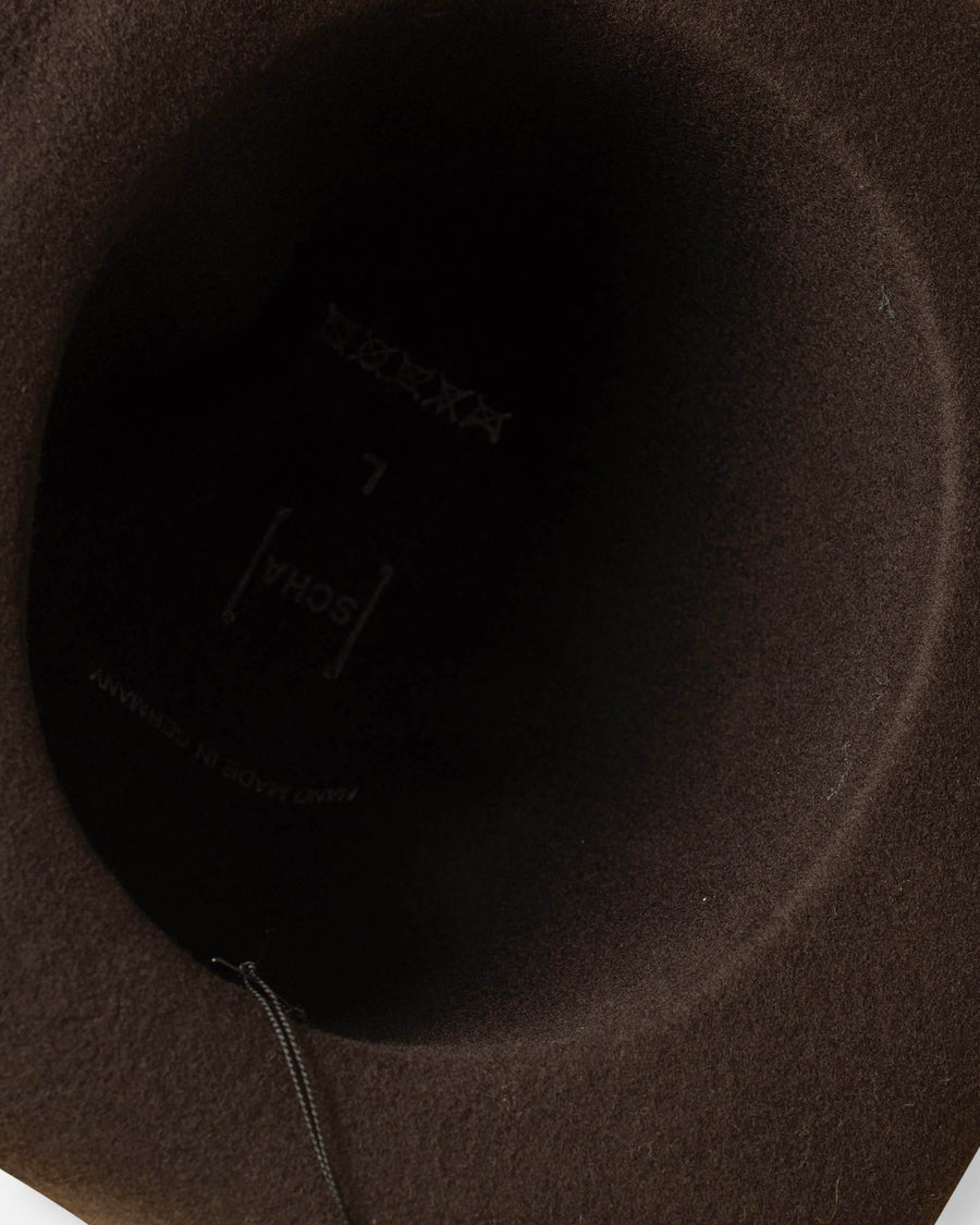 lazy rb wool felt hat