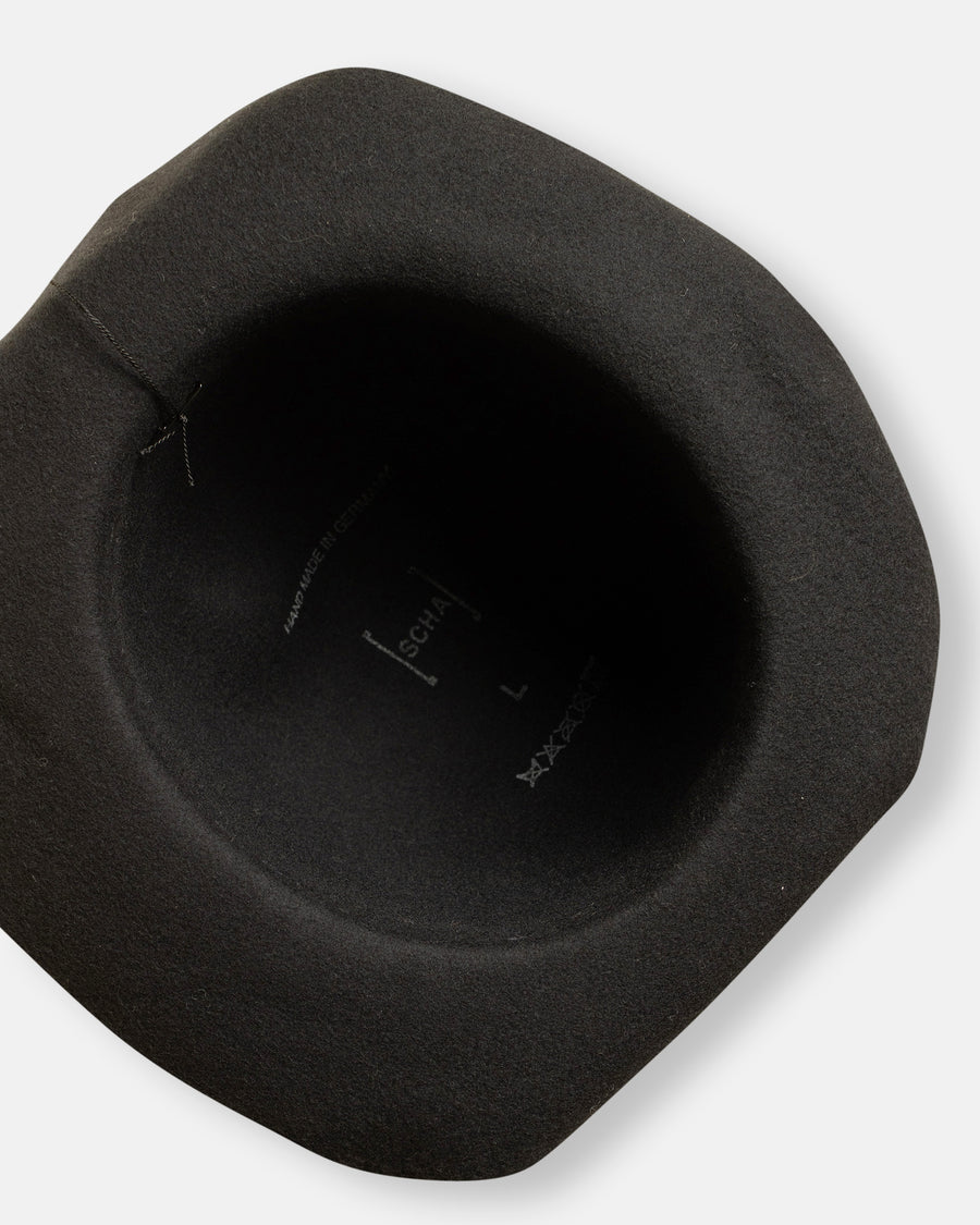 lazy rb wool felt hat