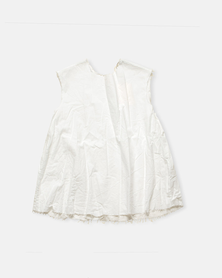 v-back sleeveless top