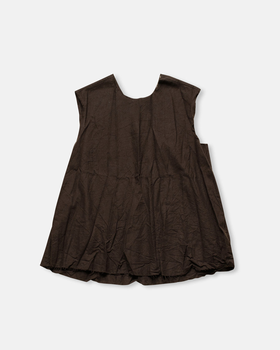 v-back sleeveless top
