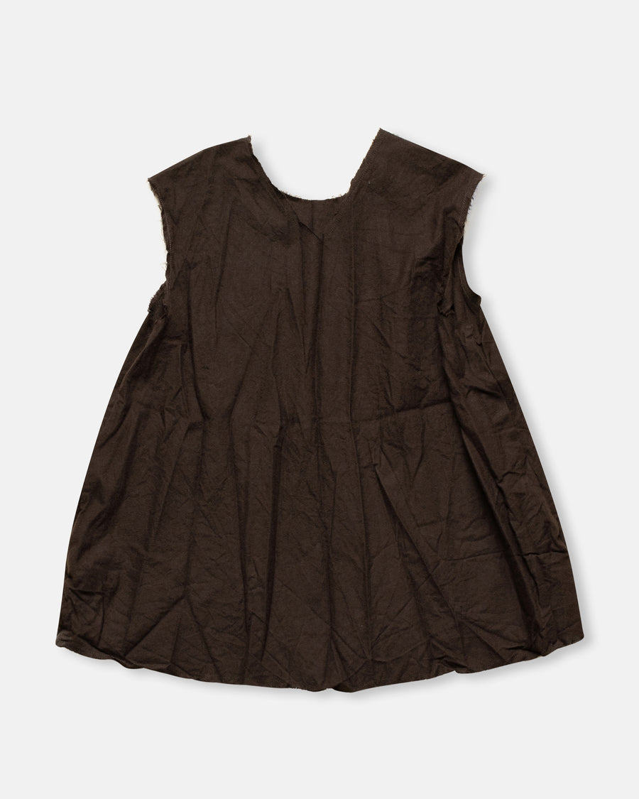 v-back sleeveless top