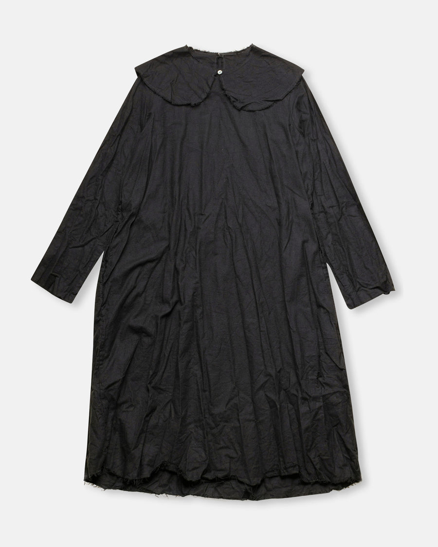 peter pan collar flannel short dress