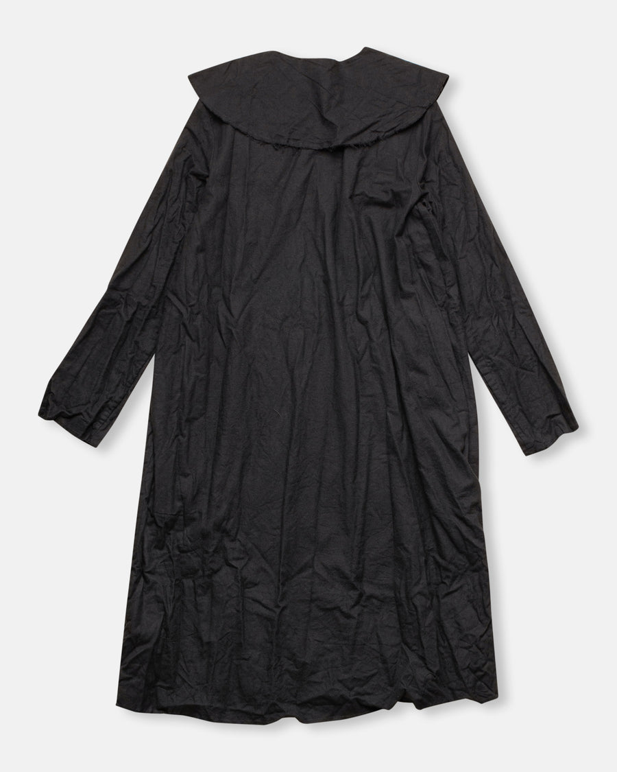 peter pan collar flannel short dress