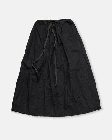 two pockets medium long skirt