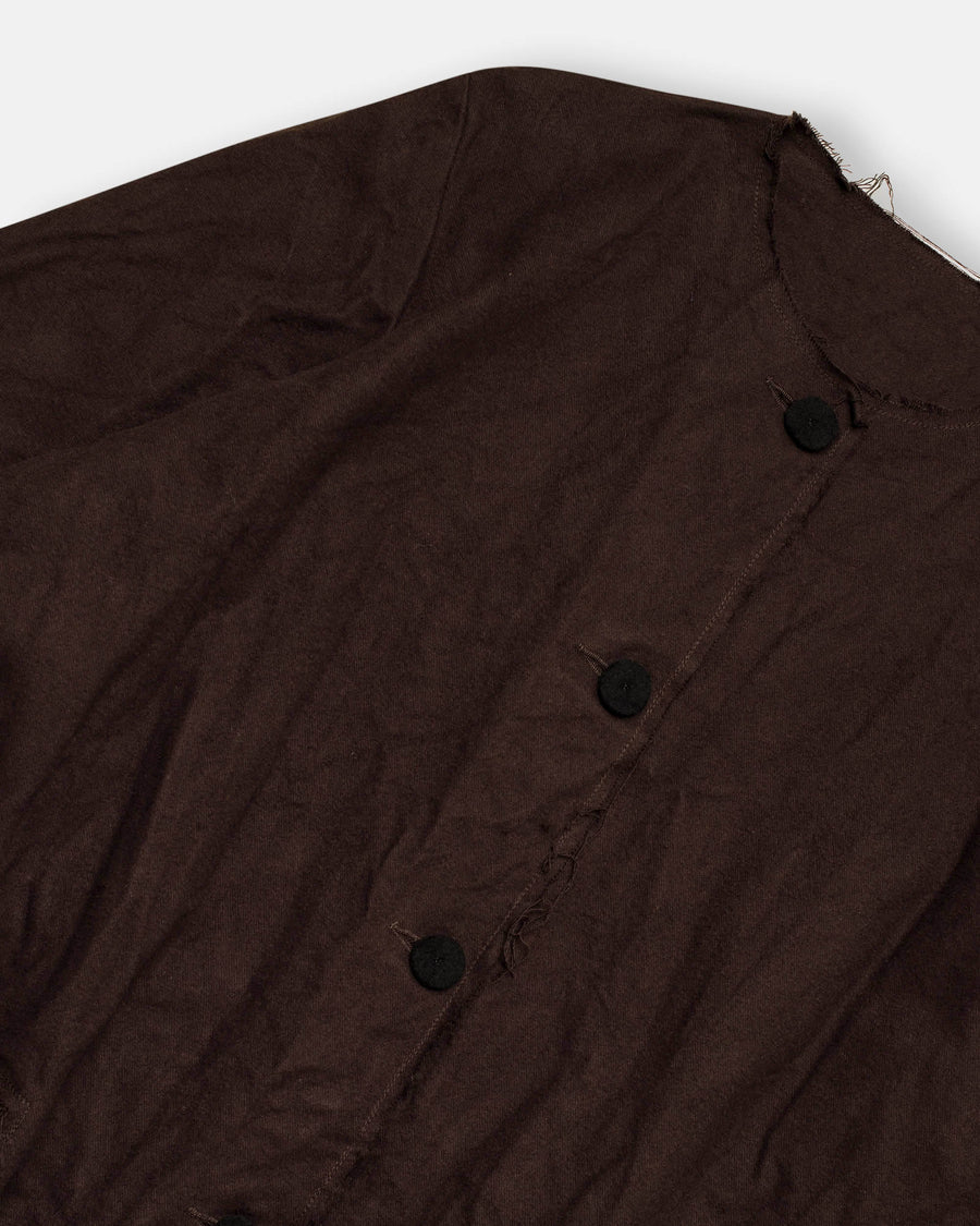button down cosy coat