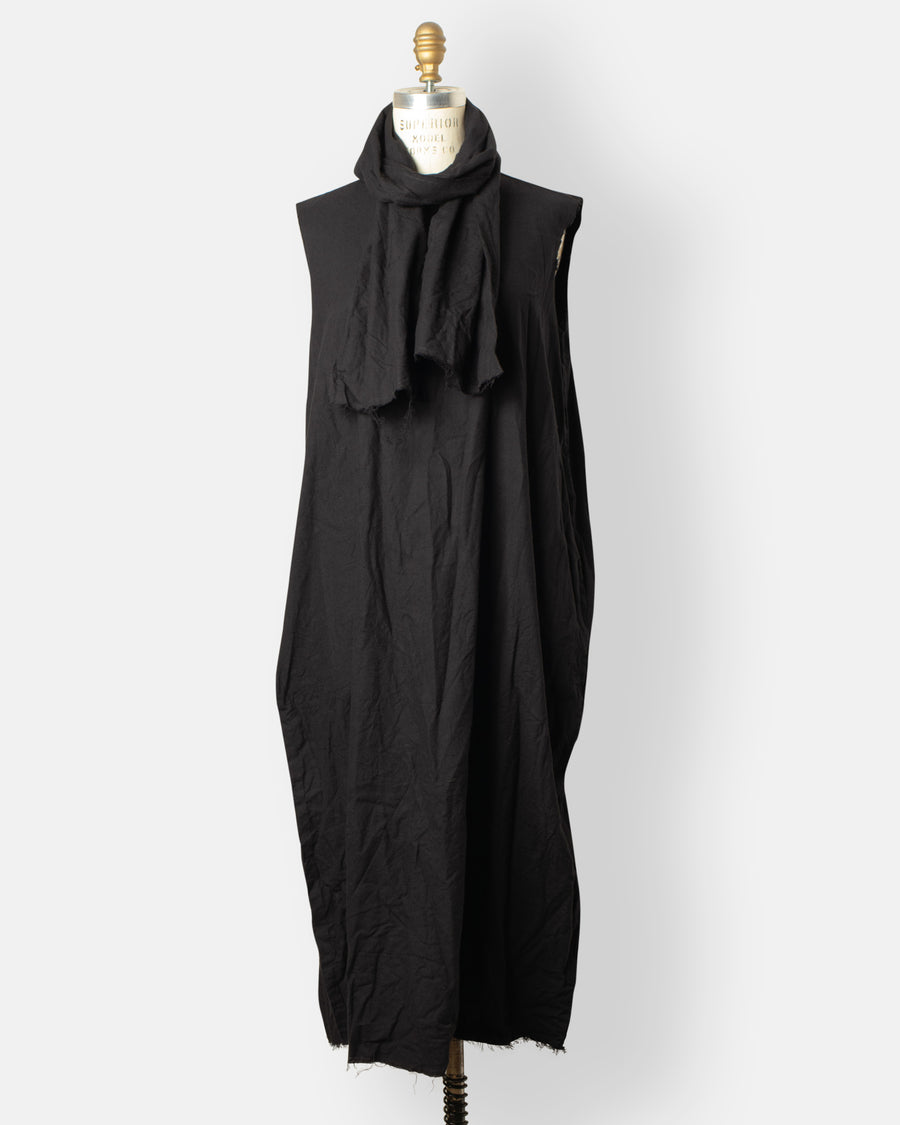 sleeve scarf medium sleeveless dress