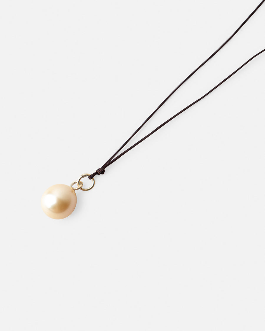 Cream south pacific pearl pendant