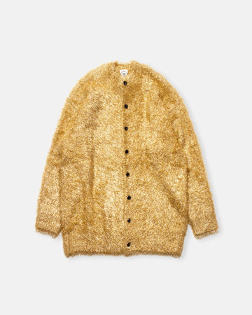 lamé knit cardigan