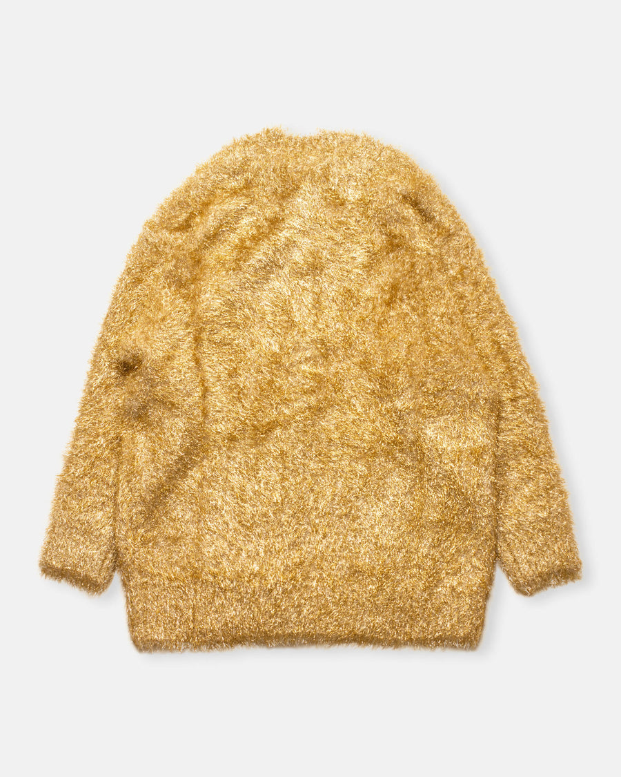 lamé knit cardigan