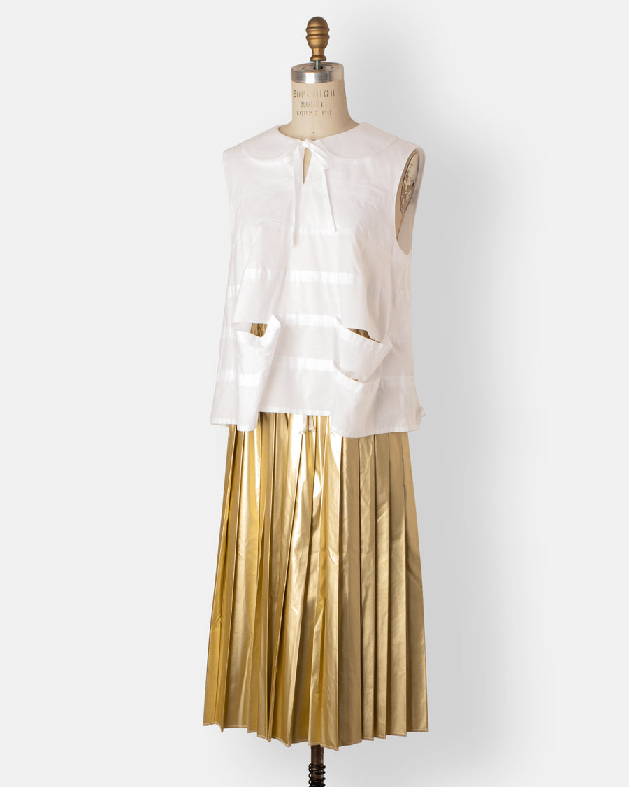 faux leather skirt