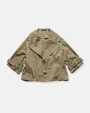 wide collar jacket