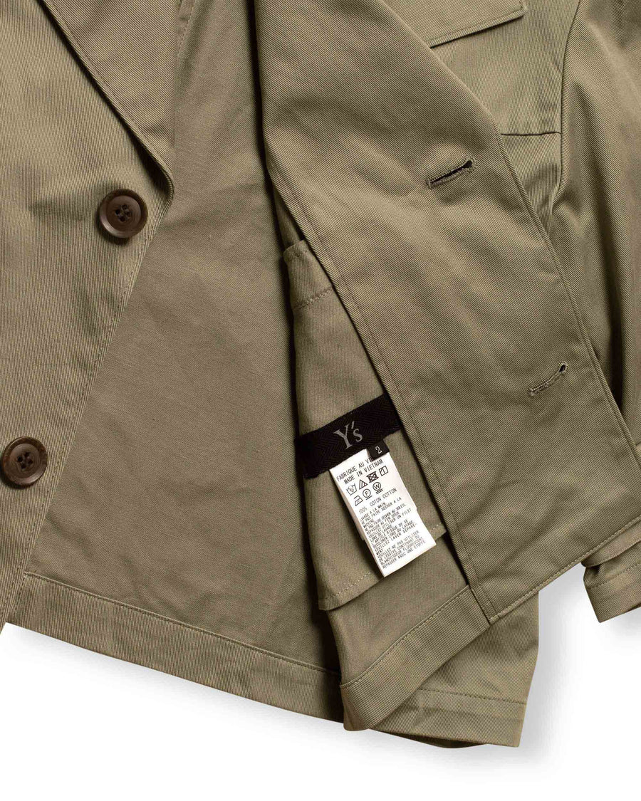 wide collar jacket