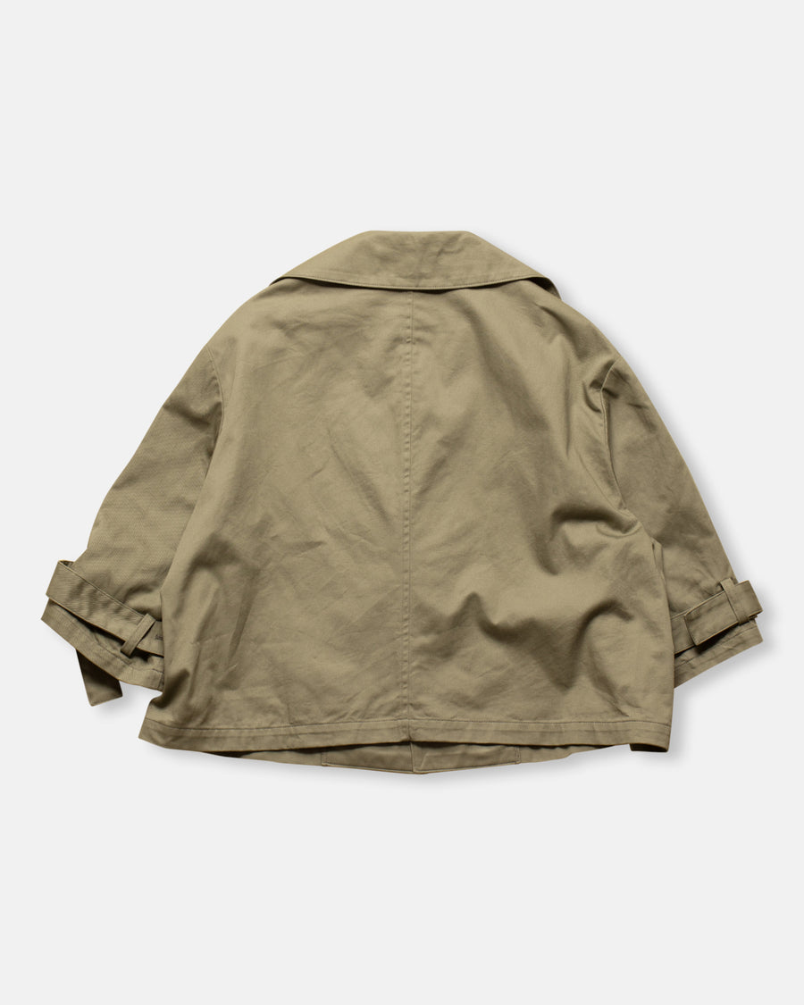 wide collar jacket