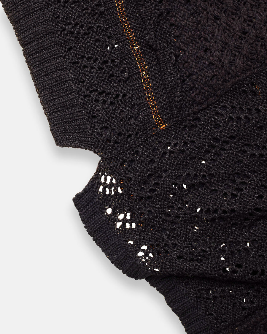 cropped cardigan black
