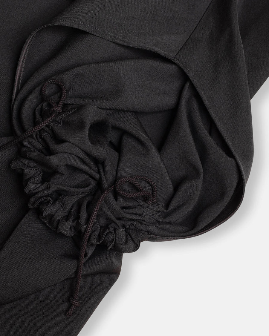 right side gathered dress