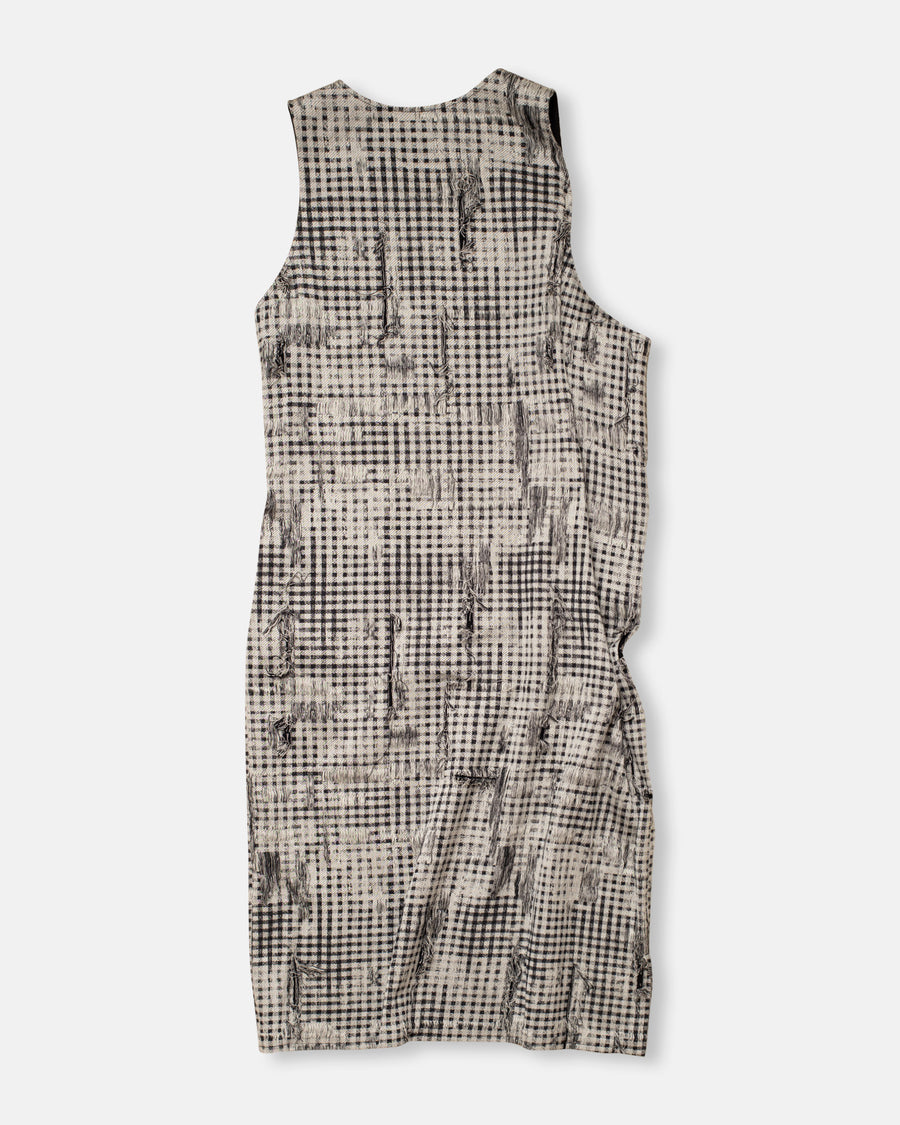 asymmetry sleeveless dress