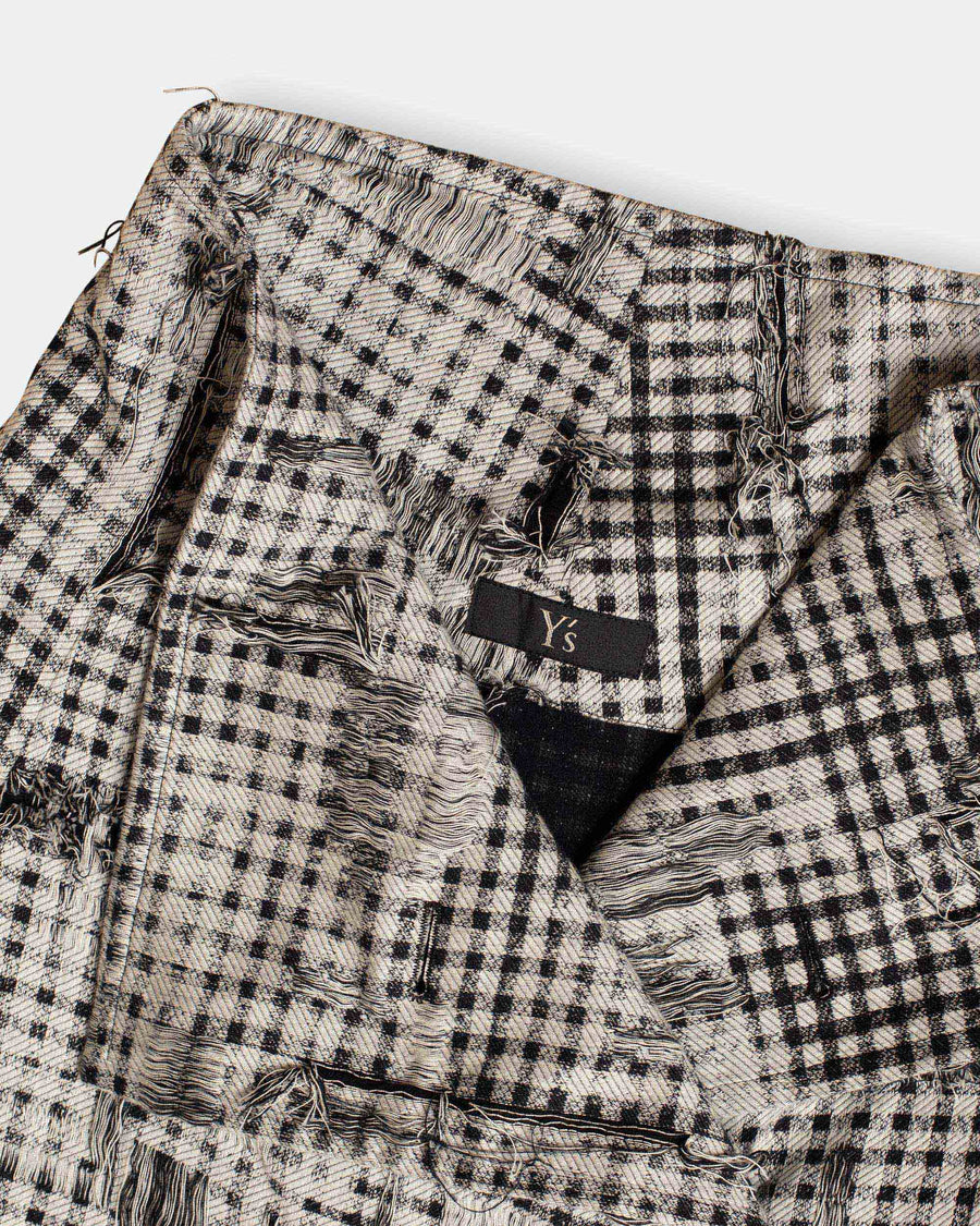 u-wrap jacket white black