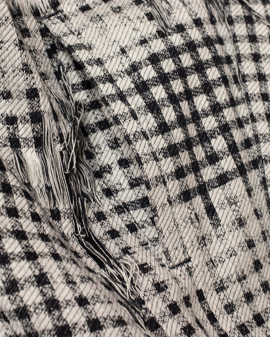 u-wrap jacket white black