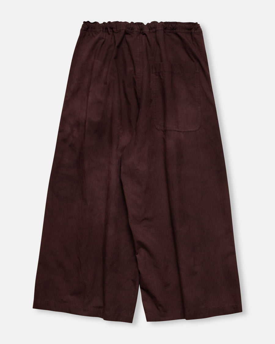 front tuck wide pants